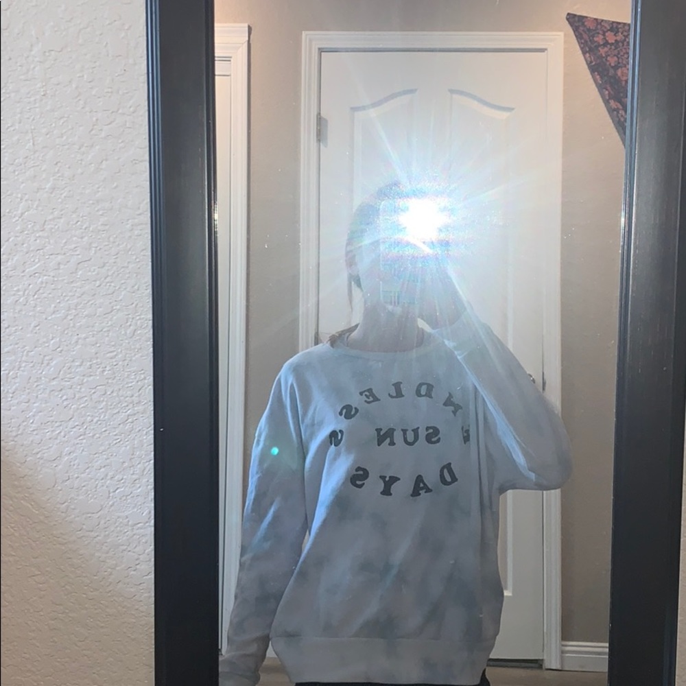 Tie dye endless sundays sweater